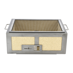 Medium Wide Kasai Konro Grill with Stainless Steel Frame V2 - Globaltic