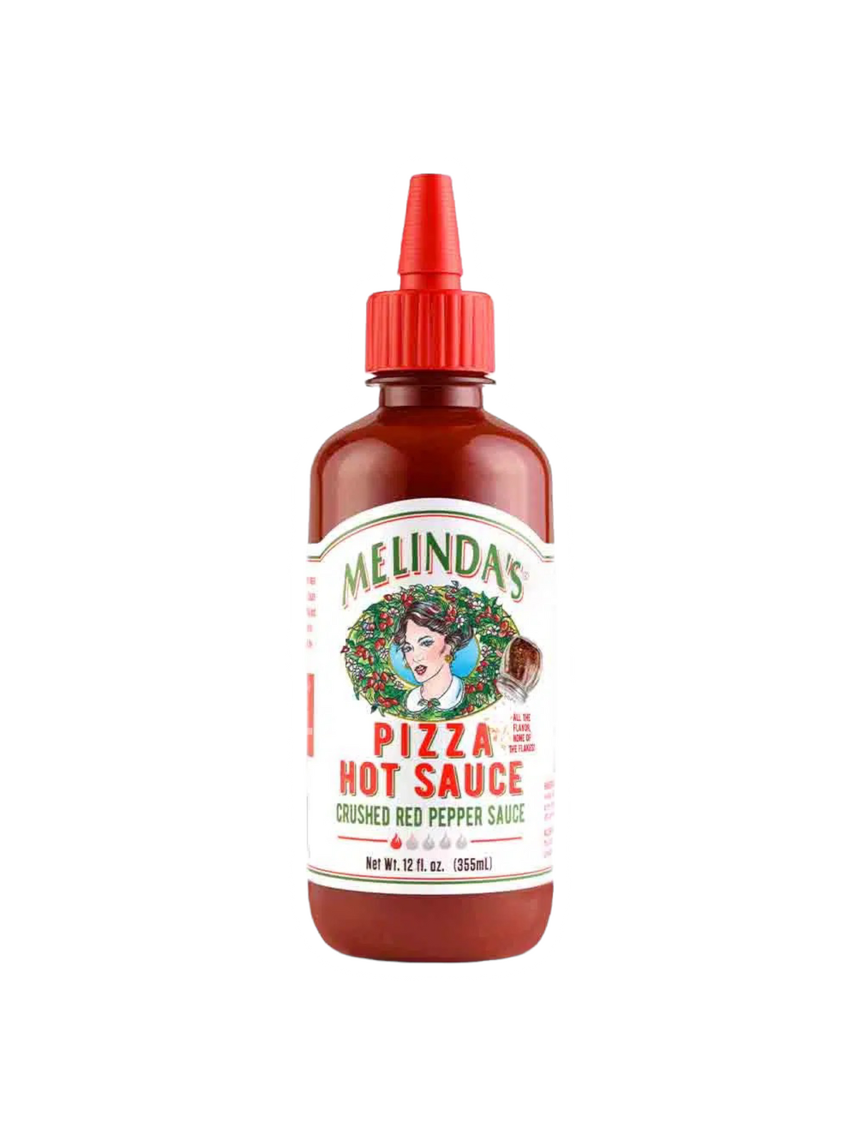 Melinda’s Pizza Hot Sauce / Crushed Red Pepper Sauce - 340g (12oz) - Globaltic