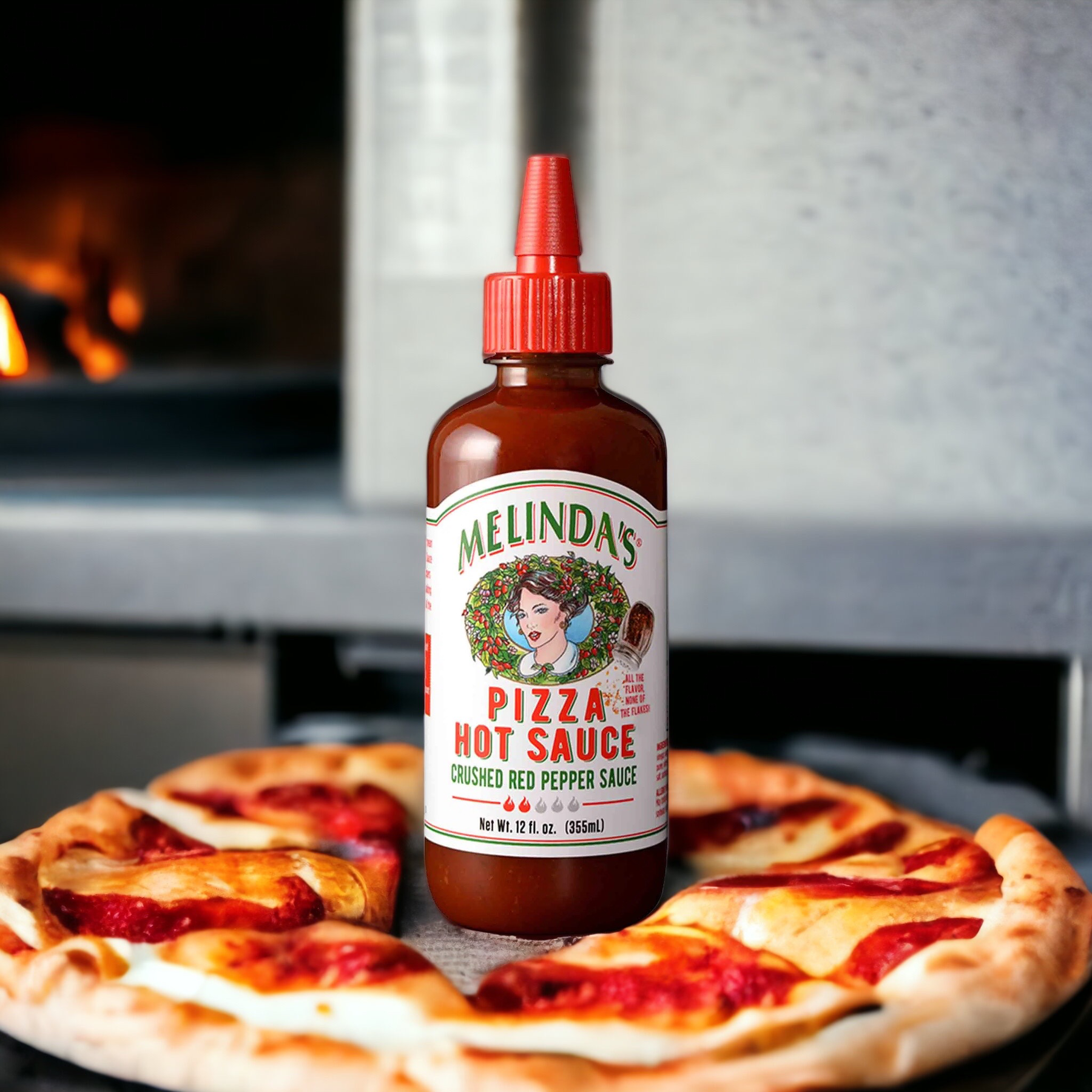 Melinda’s Pizza Hot Sauce / Crushed Red Pepper Sauce - 340g (12oz) - Globaltic