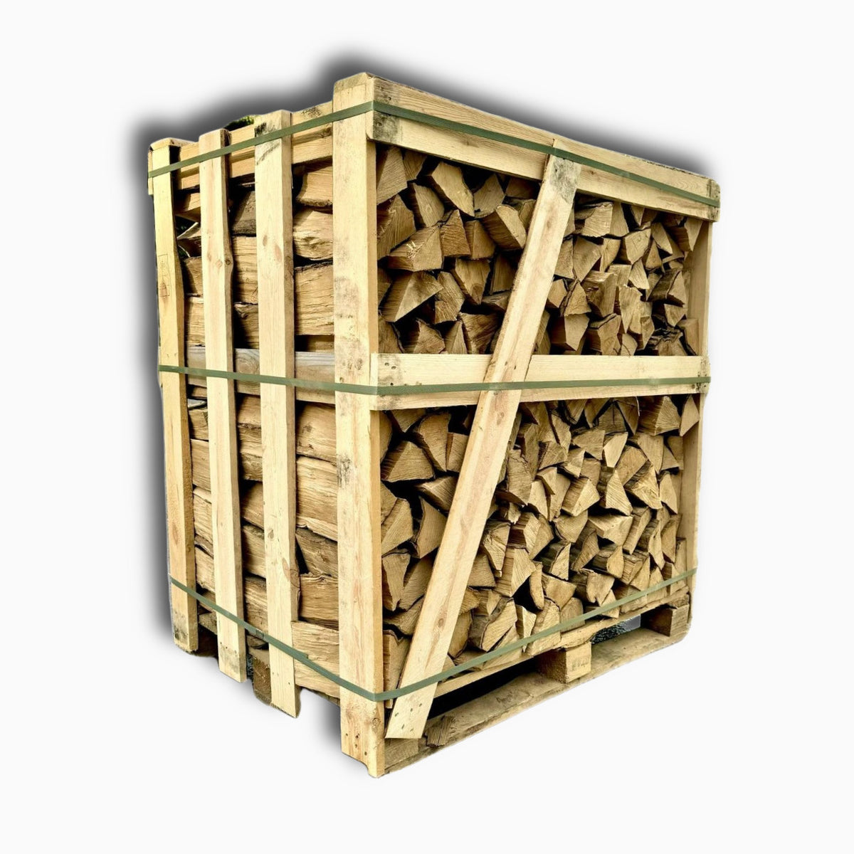 Kiln Dried Hardwood Medium Crate - Hornbeam - Globaltic