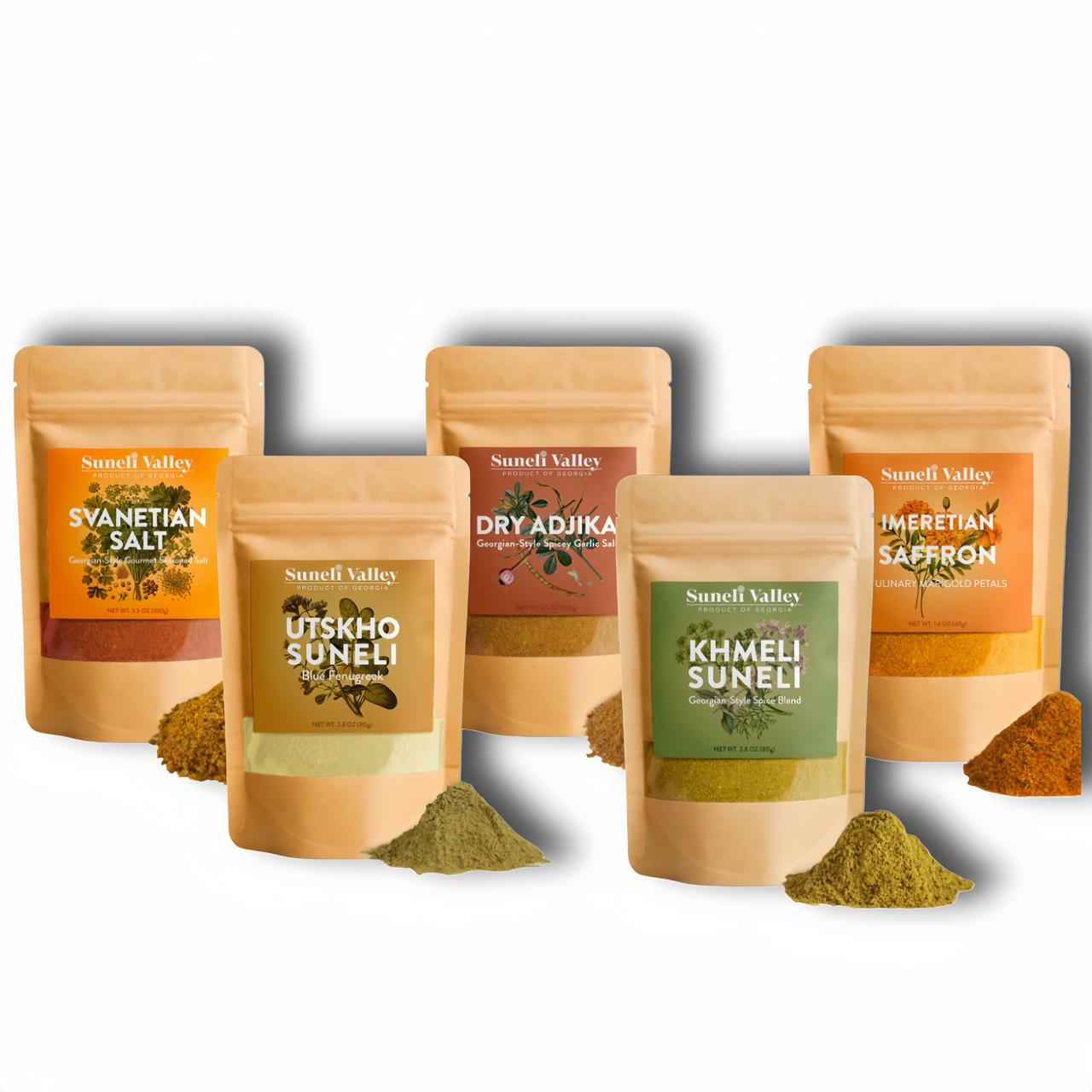 Flavours of Fire & Earth – Georgian Seasoning Set