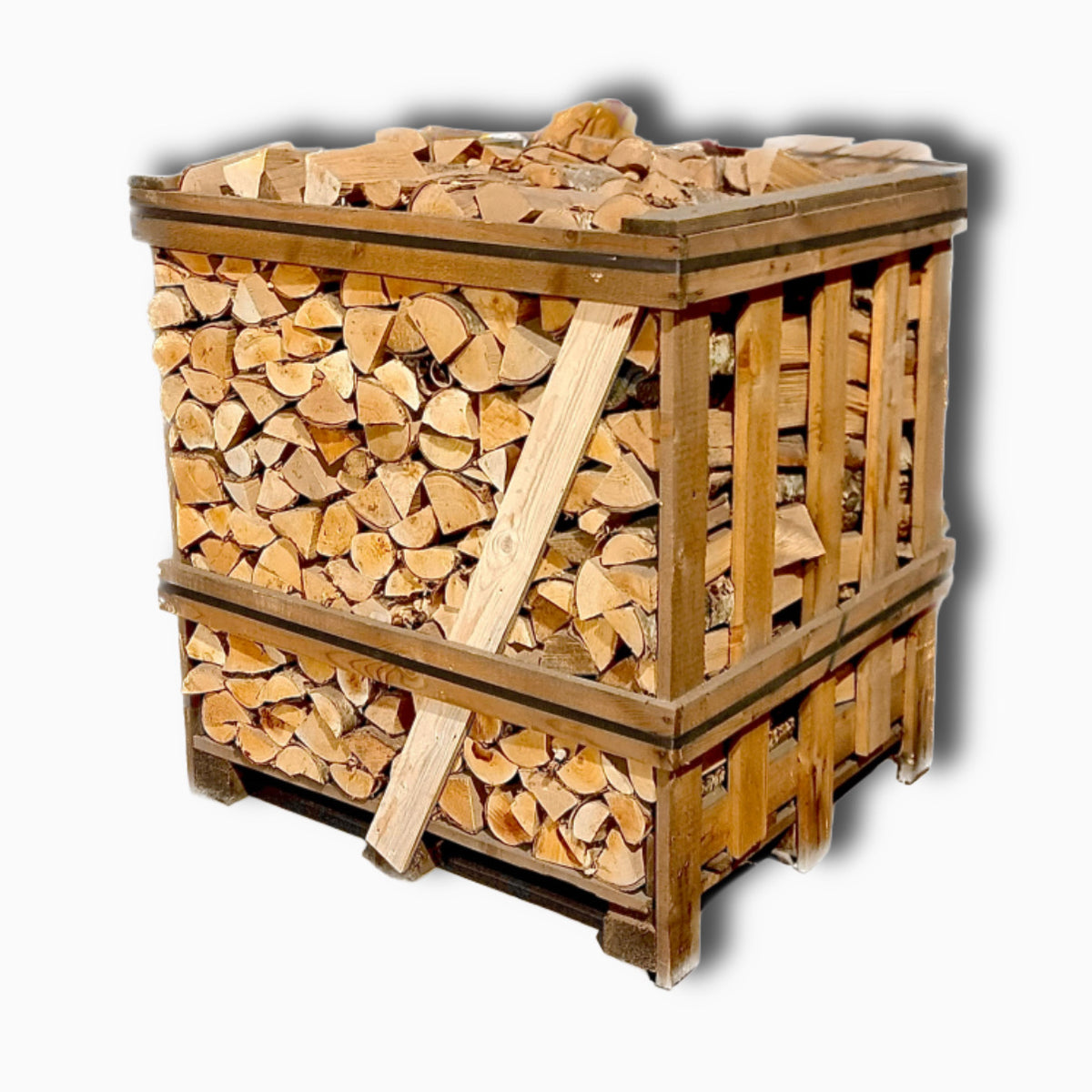 Kiln Dried Hardwood Large crate-25cm-Birch - Globaltic