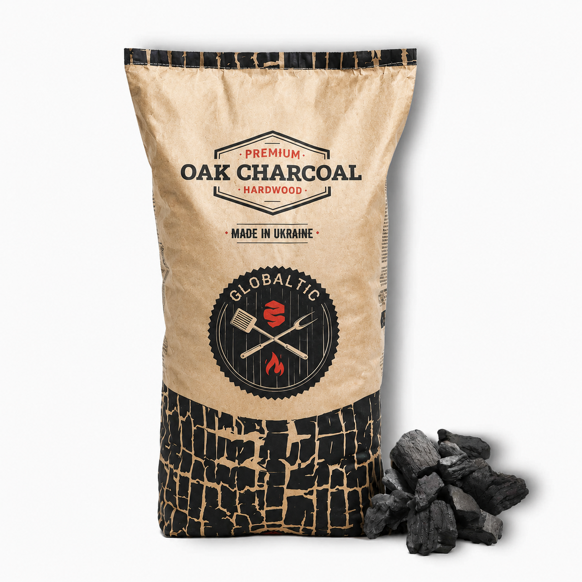 Oak Lumpwood Charcoal 10kg