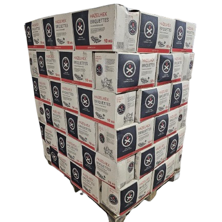 HazelHex Briketten 10kg Pallet