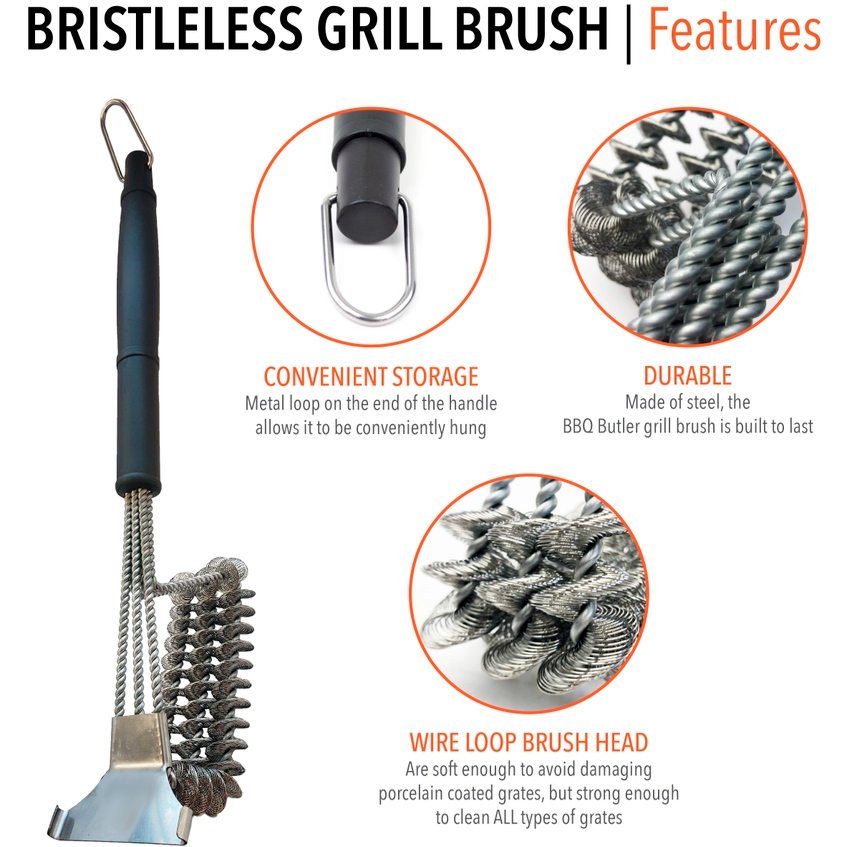 Bristless Grill Brush