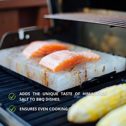 CSalt-01 - Himalayan Salt BBQ Cooking plate - 30x20x5cm - Globaltic