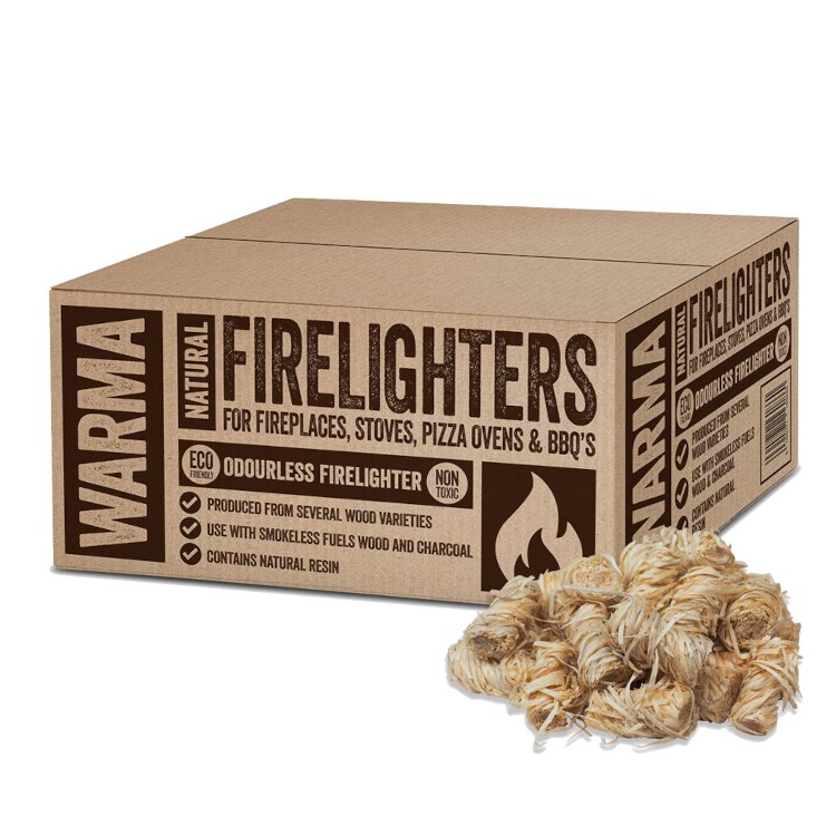 Wood firelighters 200pcs - Globaltic