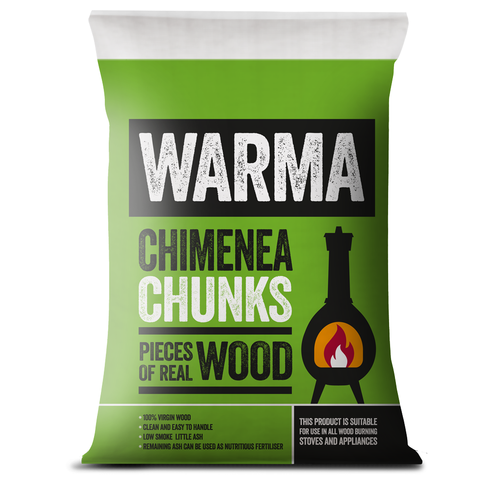 Wood for Chimenea Fire Pits 2 pcs. - Globaltic