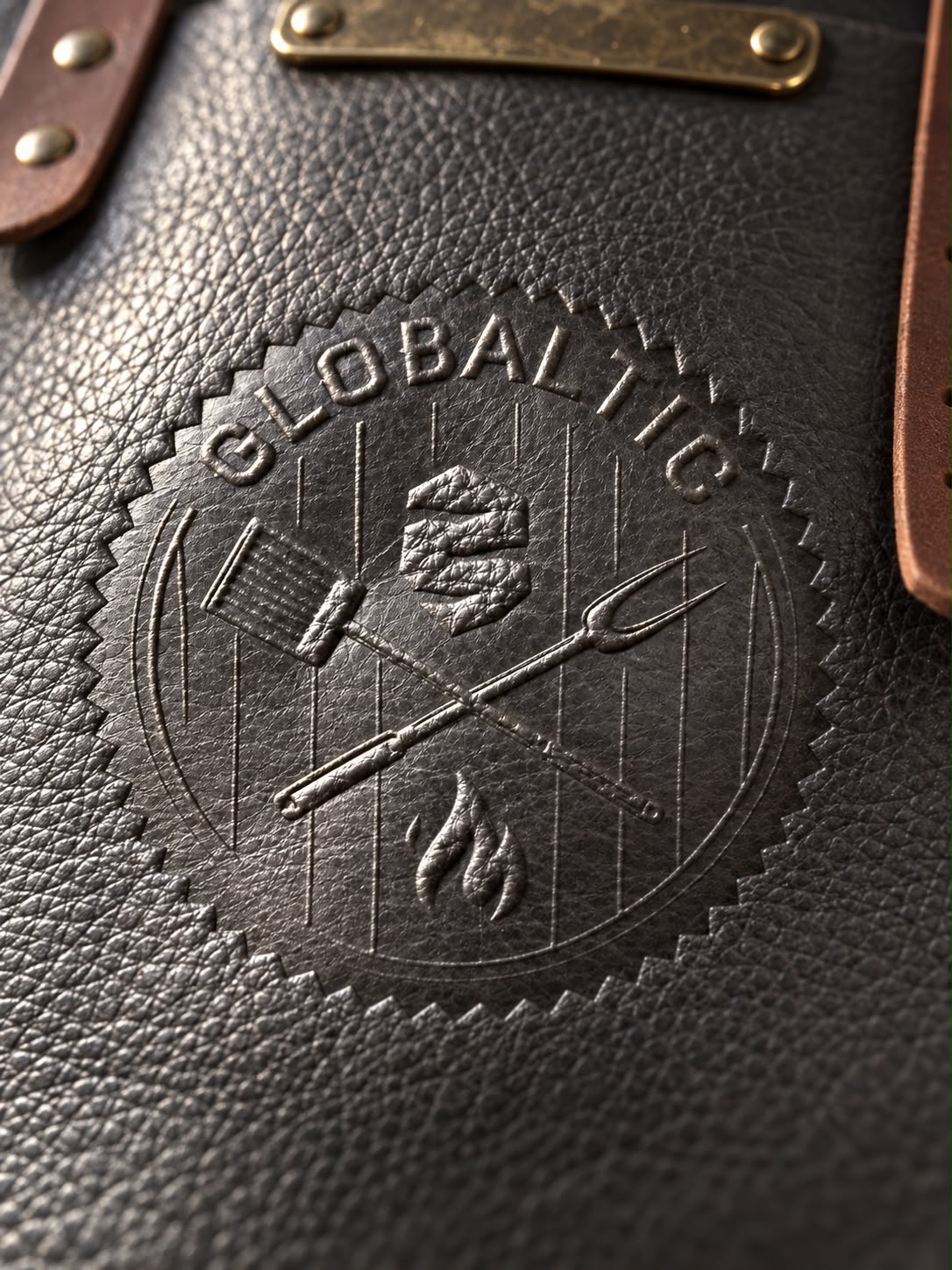 Deluxe Leather BBQ Apron